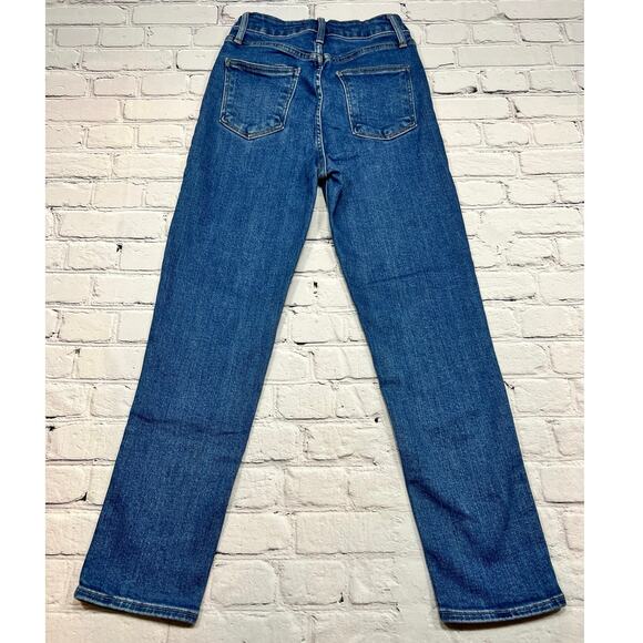 Just Black Denim Button Fly High Rise Jeans Medium Rinse size 26 J2602 - Picture 3 of 4